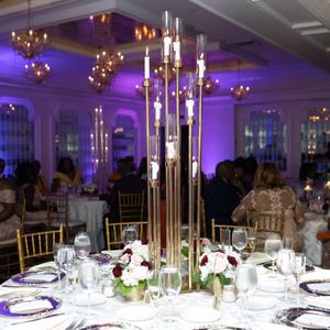 New Crystal Candlestick 8 arms or 10-Head Wedding Stage Candle Holder Party Decoration Candelabra Centerpieces Table Centerpieces For Wedding Supplies