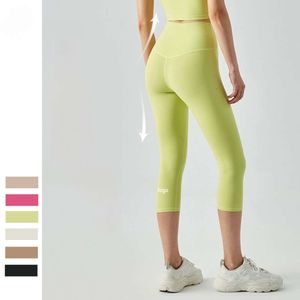 Lu Pant Align Drinking Elastic Quick Sport Women Pocket Fitness Seven Point Workout Pants Leminl lm Jogger lu-08 2024