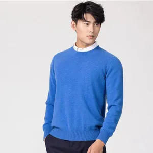 Maglioni da uomo Autunno Inverno Cashmere lavorato a maglia maglione spesso Camicia che tocca il fondo Moda caldo pullover a maniche lunghe di lusso per uomo