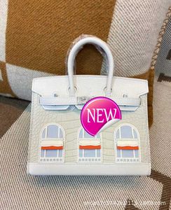 Aabirdking tasarımcı totes çanta timsah kadınlar paris klasik ev çantası timsah deri mini çanta z8sj