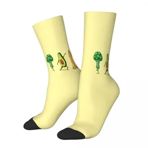 Men's Socks Broccoli Avocado Carrot Yoga Male Mens Women Autumn Stockings Printed