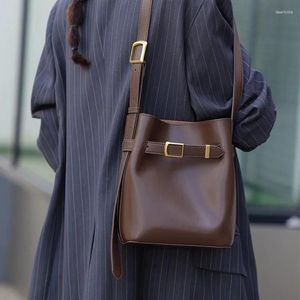 Evening Bags Commuter Bucket For Women Korean Shoulder Bag Female Zipper Hasp Bolsas Feminina Crossbady Bolsos Mujer Moda Handbags