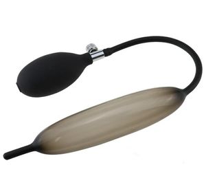 Uppblåsbar penisplugghäst ögonstång Silikon Urethra Catheter Sound Dilator Masturbator Toy For Mens Penis Insert Device2897081