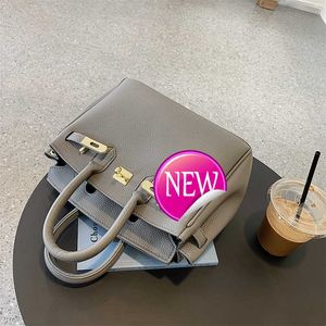 Aabirgring Designer Totes Bag Lock Buckle Handheld Luxury Lychee Mönster Single Shoulder Women's Bag W8VB