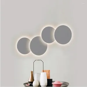 Lampada da parete Illuminazione da bagno antica Lettura Smerigliatura di marmo Lampade nere Testata del letto Luce a led esterna