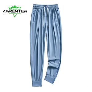 Running Pants Women Summer Cool Spits Kobieta na siłownię sporne spodnie jogging fitness Kobieta Szybka sucha oddychanie spodni purple 240202