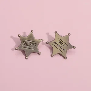 Broches Pin Club |Chapéu comemorativo honorário crachá estrela esmalte metal personalizado desenho animado criativo broche mochila roupas ornamento atacado