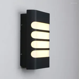 Настенный светильник для наружного водонепроницаемого освещения, индукционный дверной светильник, коридор, проход для человеческого тела
