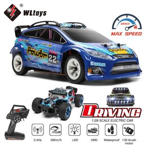 WLtoys 1 28 284010 284161 2,4G Racing Mini RC Car 30KM/H 4WD Электрический высокоскоростной пульт дистанционного управления Дрифт-игрушки для детей Подарки 240127