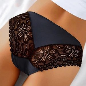 Women's Panties Underwear For Womens Set Intimate Lingerie Lace Nylon Briefs Transparent Pantie Female