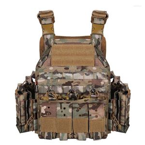 Hunting Jackets 1000D Nylon Plate Carrier Tactical Vest Outdoor Protective Adjustable MODULAR For Combat Accessories