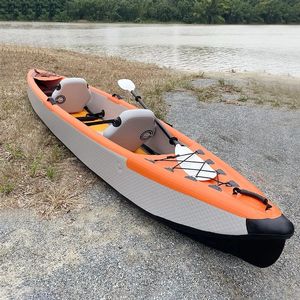 Canoa gonfiabile per barca da pesca in kayak in tandem a due posti 240127