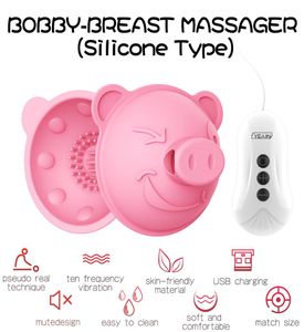 Yeain fjärrkontroll 10 hastighet bröstvårta vibrator suger vibrerande bröstvårtor bröstpump massager sex flirta leksak sex slickande tung9755575