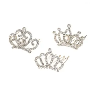 Saç Aksesuarları Çiçek Kristal Taç Tombul Yıldızı Hollow Rhinestone Saçkoplar Düğün Takı Kore tarzı Çocuklar Tiara Head Band