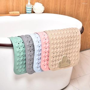 Bath Mats 70x40cm PVC Bathroom Non-slip Floor Modern Fixture Bathrooms Decoration Carpet Rugs Toilet Tub Rug