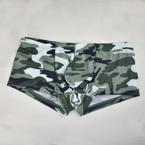 Unterhosen Verkauf Mode Männer Sexy Hosen Homme Unterwäsche Komfortable Weiche Camouflage Hochwertige Männliche Homosexuell Boxer Shorts
