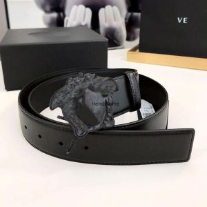 Bälten Luxury Mens Belt Designer Belt 3,8 cm Huvudfast färgtryck Design 105-125 cm Zinklegering Buckle Men's Belt Fashionable Mervile Variation of Styles 2024