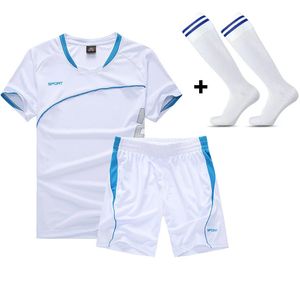 Adulto crianças camisa de futebol meninos e meninas estudante conjunto de futebol curto esportes uniforme das crianças fitness conjunto de futebol 240210