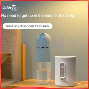 Dr.Green born Baby Bottle 4S Thermostatic Wide Mouth PPSU 180mL/240mL Sealed isolation Fast milk filling Removable/Washable 240129