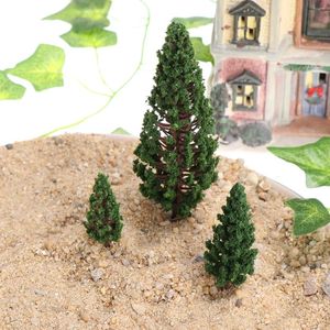 Decorative Flowers 8 Pcs Gift For Coworkers Model Trees Landscape Scenery Fake Leaving Job Mini