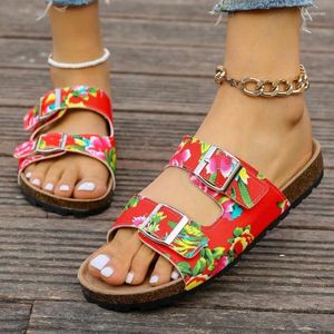 Hausschuhe für Damen und Herren, flach, luxuriöser Boden, rutschfest, Kork, Strand, Outdoor, Flip-Flops, weiche Sommer-Freizeitsandalen, Basic-Paar-Schuhe