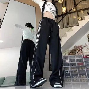 Women's Pants Spring High Waist Sweatpants Fashion Joggers Japanese Y2k Wide Leg For Women Loose Hippie Trousers