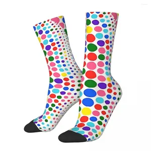 Herrensocken Yayoi Kusama Japanischer Künstler Regenbogenfrüchte Männer Frauen Winddichte Neuheit Frühling Sommer Herbst Winter Strümpfe Geschenk