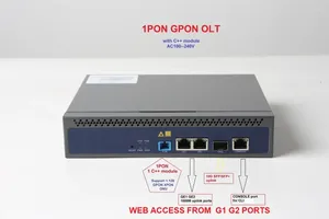 Fiber Optic Equipment 1PORT GPON OLT 1:128 Compatibile G/XPON ONU WEB SNMP CLI HA7301GS HIOSO WITH C Module Inside