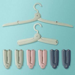 Foldable Travel Hanger Outdoor Portable Clothes Hangers Multifunctional Rack Space Saving Nonslip Easy Storage 240201