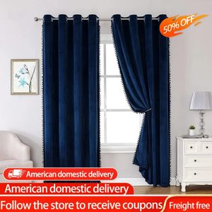 Sheer Curtains for Living Room 52Wx63L Freight Free Blackout Curtain for Bedroom Curtains 2 Pieces Dressing Rooms Shading Blinds 240118