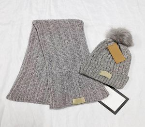 2021 Winter And Autumn Knitting Hats Scarves Set Fashion Women Crochet Chenille Beanies Warm Soft Scarf 5 Colors 280g Whole9470280