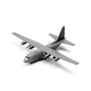 4d 1/144 Stany Zjednoczone Lockheed C-130 Hercules Assembly Model wojskowy samolot zabawkowy 240124