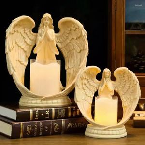 Candle Holders Unique Holder Birthday Outdoor Party Angel European Wedding Romantic Church Personalized Velas Room Decor