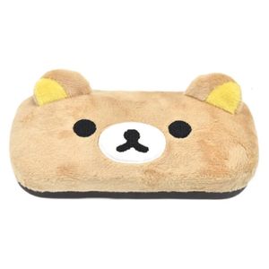 Rilakkuma Bear Plush Glasses Case Cartoon Anime Solglasögon Case Organizer Söta Kawaii Glasslådor Box Spectacle Gereglass Fall 240118