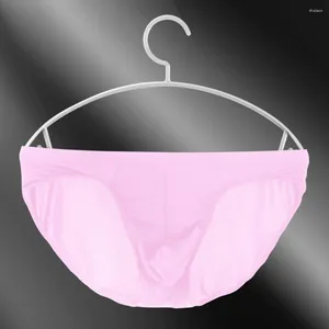 Underpants Mens Sheer Underwear Low Rise Pouch Panties Ultra Thin Breathable Briefs See-through Translucent Bikini Homme Lingeri