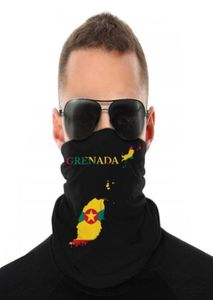 Lenços Granada Mapa Bandeira Lenço Pescoço Máscara Homens Mulheres Halloween Tubo Tubular Bandana Protetora Headwear Caminhadas Ao Ar Livre 37356689185882