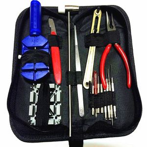 Watch Repair Kits 16pcs a Set Kits Sets Zip Case Holder Opener Remover Wrench Screwdrivers Watchmaker261t