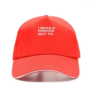 Czapki kulkowe bawełniane siatka niestandardowa drukowana kapelusz men rachunek, na który wolałbym tego nie robić. (Zizekbartleby) - Zizek Bartleby Women Baseball Cap