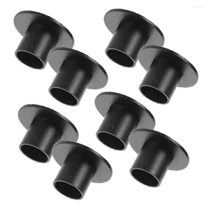 Mum Tutucular 8 PCS Candlestick Retro Tutucu Yemek Masası Dekoratif Mum Sahibi Demir Metal Konik