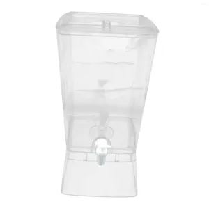 Vattenflaskor Dryck Dispenser Iced Juice Container Hållbar 10L transparent dryck för inomhuskylskåp camping bröllopsmjölk