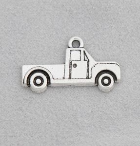 Antique Silver Color Single Side Alloy Truck Car Charms Camp Car Charms 1426mm 100pcs AAC18549485741