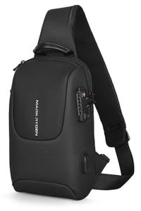 Mark Ryden Waterproof Crossbody Bag For Men Anti-Chext Skóra torba pasuje do 9,7 cali iPad 240118