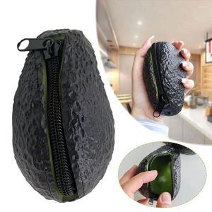 Aufbewahrungstaschen, Avocado-Geldbörse, süßes Schlüsseletui, lustig, klein, für Frauen, Jungen, Mädchen, Geschenk, Mini-Handtasche mit Reißverschluss