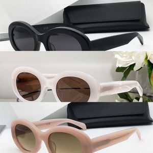 Projektant mody 40194 Okulary przeciwsłoneczne dla kobiet urocze okrągłe okulary okrągłe letnie modne styl wszechstronny styl najwyższej jakości anty-ultrafiolet.