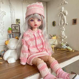 30 cm Design-BJD-Puppe, 1/6 Vintage-Puppe, reine Handarbeit, Kunst, Make-up mit Kugelgelenken, komplettes Set, Lolita-/Prinzessin-Puppe mit Kleidung, 240202