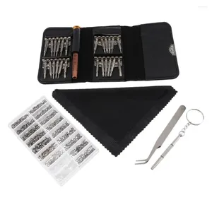 Sunglasses 1000 Pieces Eyeglass Screws Repairing Tools With Cleaning Cloth