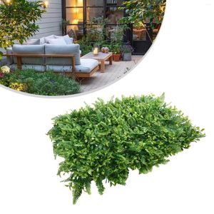 装飾的な花1pc 40x60cm人工草地シミュレーション屋外ガーデニング芝生芝の偽のグリーングラスマットカーペットdiyマイクロランドスケープ