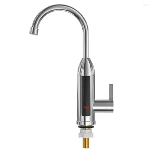 Kitchen Faucets 220V Water Heater Tap EU Plug Electric Heating Faucet Home Supplies