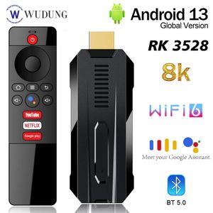 Mini RK3528 TV Stick Android 130 WiFi 6 Akıllı Kutu ATV 24G5G Çift WiFi 8K HD Set Üst BT50 Medya Oyuncusu 240130