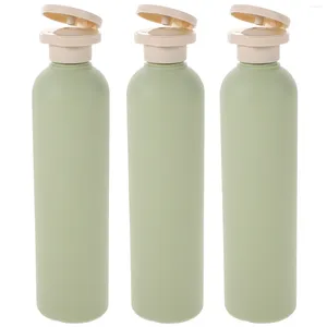 Liquid Soap Dispenser 3 Pcs Shower Gel Bottle Shampoo Convenient Squeeze Holding Bottles Pp Home Use Lotion